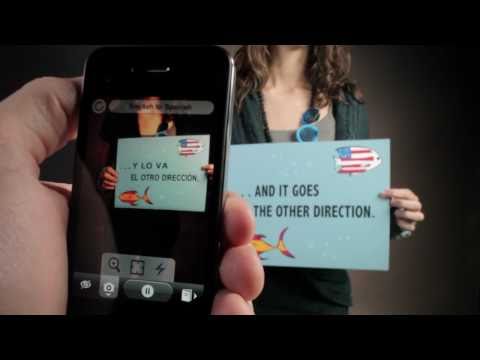 Video: Apple iPhone App "Word Lens" von QuestVisual übersetzt Texte zwischen verschiedenen Sprachen in Echtzeit (augmented Reality…