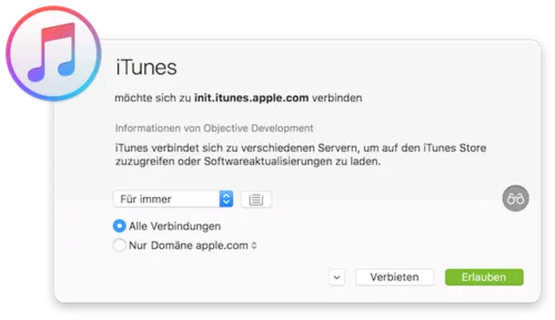 Connection Alert with Research Assistant German 500x289