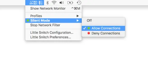 Status Menu Silent Mode 500x213