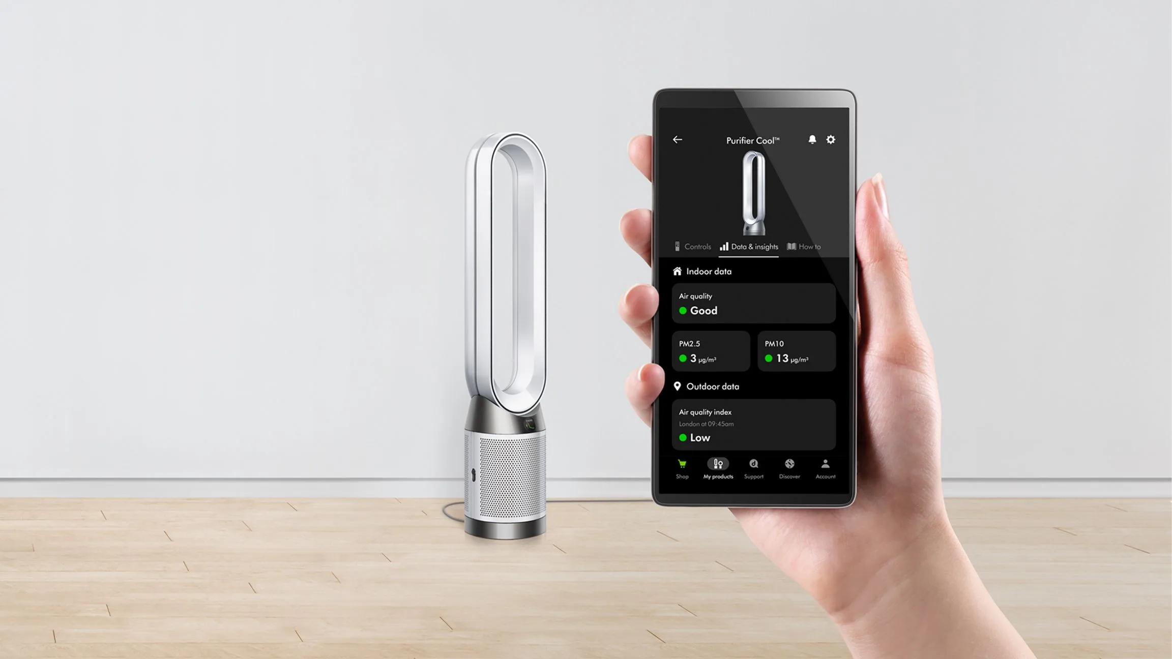 Dyson PC1 mit Home Assistant automatisch nach Temperatur und Pollenbelastung steuern