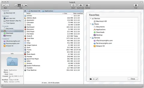 forklift mac osx screenshot