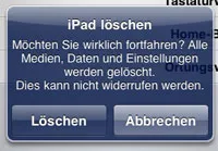 ipad sicher loeschen