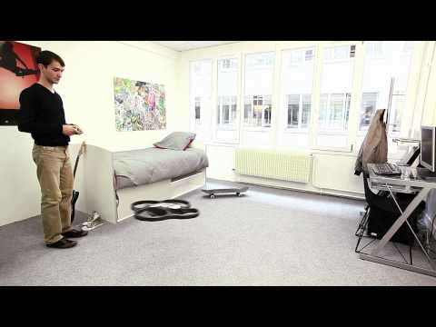 Parrot AR.Drone - Quadcopter/Hubschrauber mit iPhone/iPad/iPod touch per Video Stream App fernsteuern
