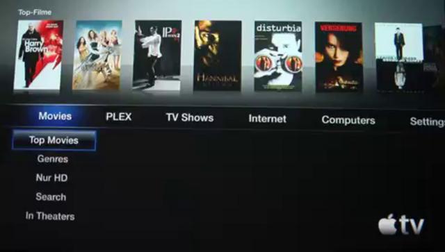 Video: PLEX Client auf Apple TV (2010) ermöglicht Photo, Musik- und Video-Streaming in HD
