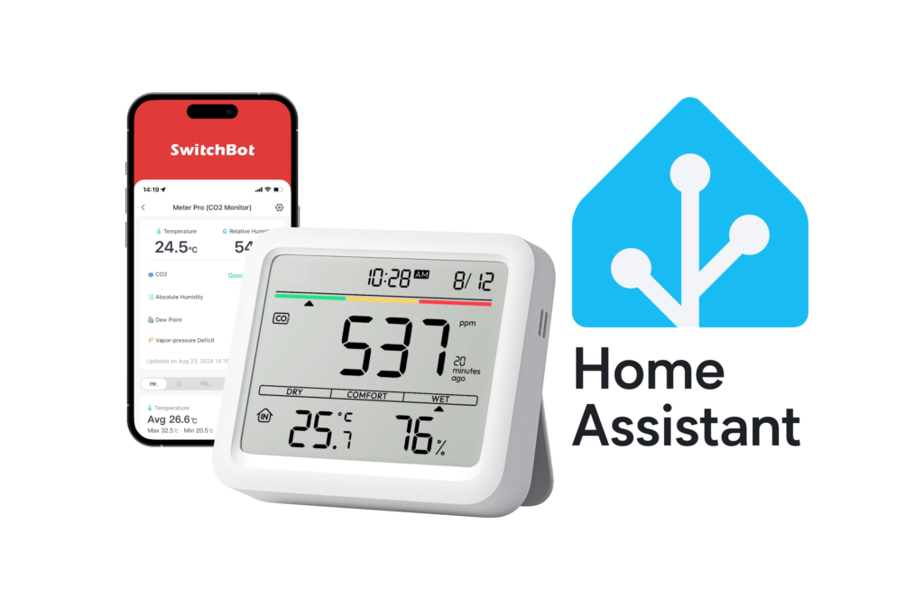 SwitchBot Meter Pro CO2 Monitor mit Home Assistant verbinden